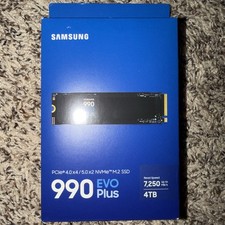 Samsung 990 EVO Plus 4TB PCIe Gen 4x4  5x2 M.2 2280 NVMe SSD New, Sealed