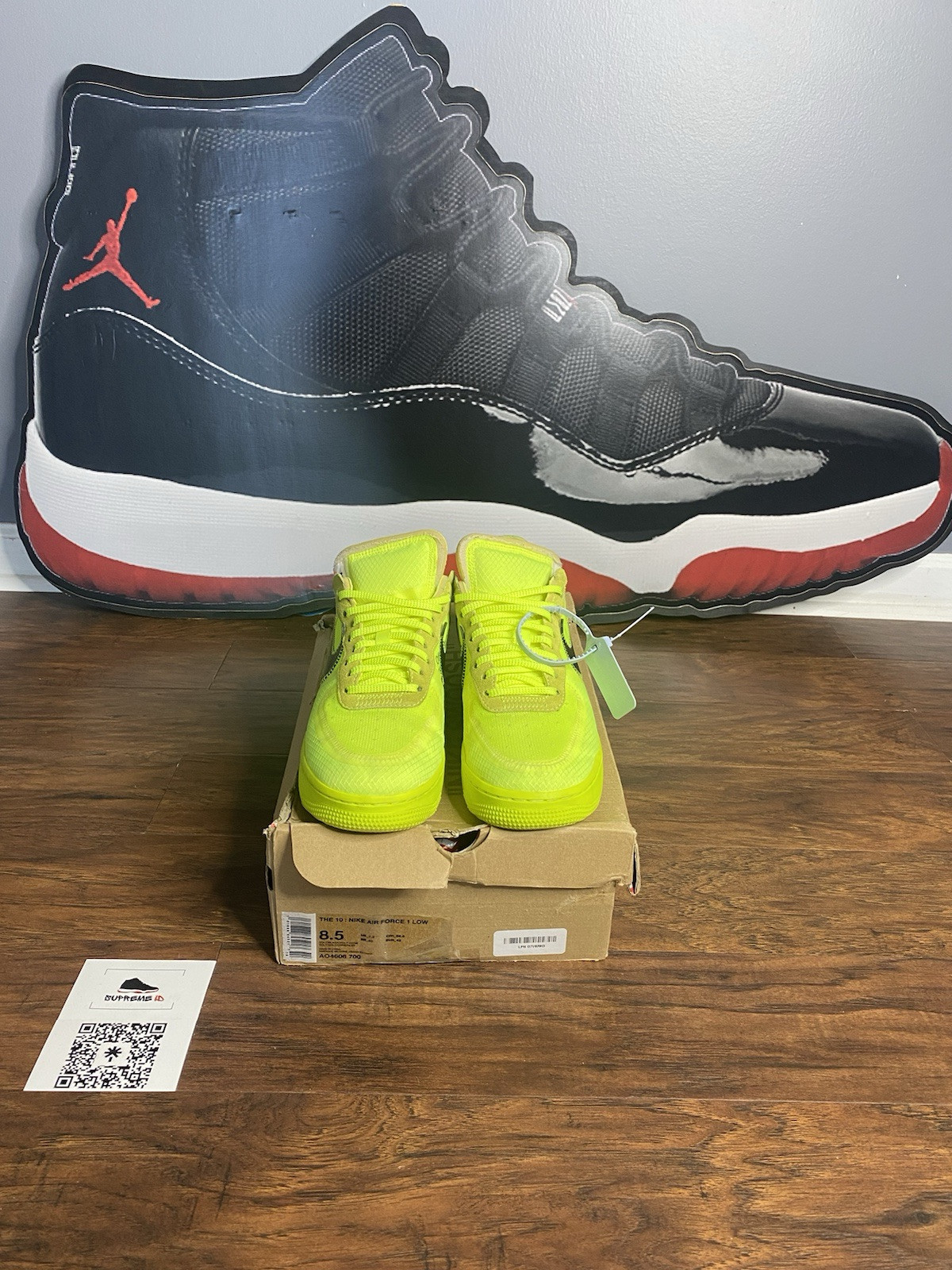 OFF WHITE X NIKE Taglia 8 5 Nike Off White x Air Force 1 Low Volt