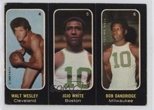 1971-72 Topps Trios Stickers Walt Wesley Jo White Bob Dandridge #4-5-6 HOF 0v9