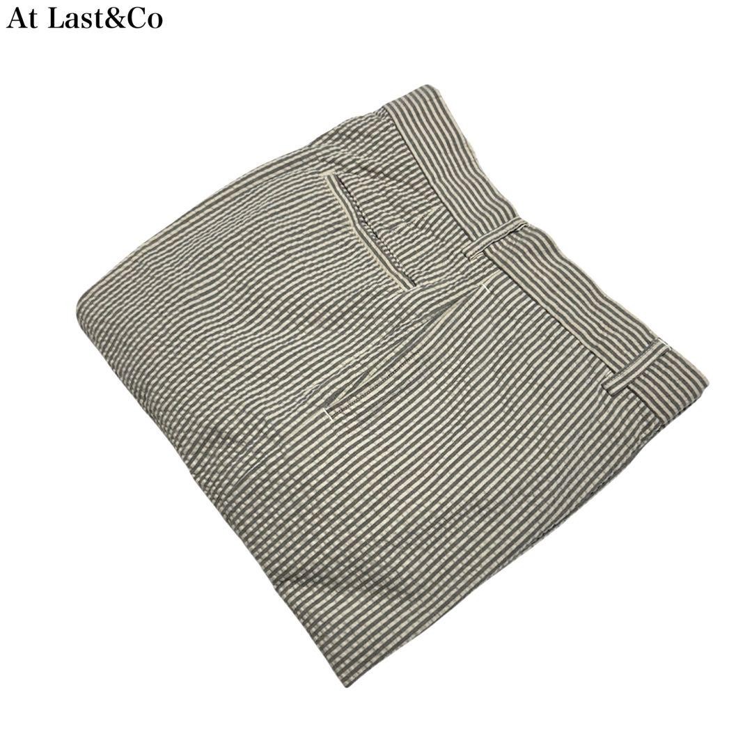 At Last & Co Seersucker Striped Trousers W34 | eBay