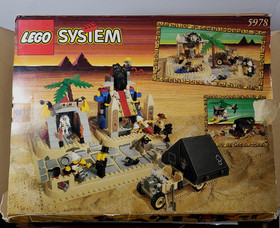 Lego Sphinx Secret Surprise 5978 W Box & Manual - Near Complete - See Pics/Video
