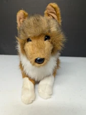 Douglas Cuddle Toy Plush Sheba Collie Dog Retired Rare EUC  Wire Ears