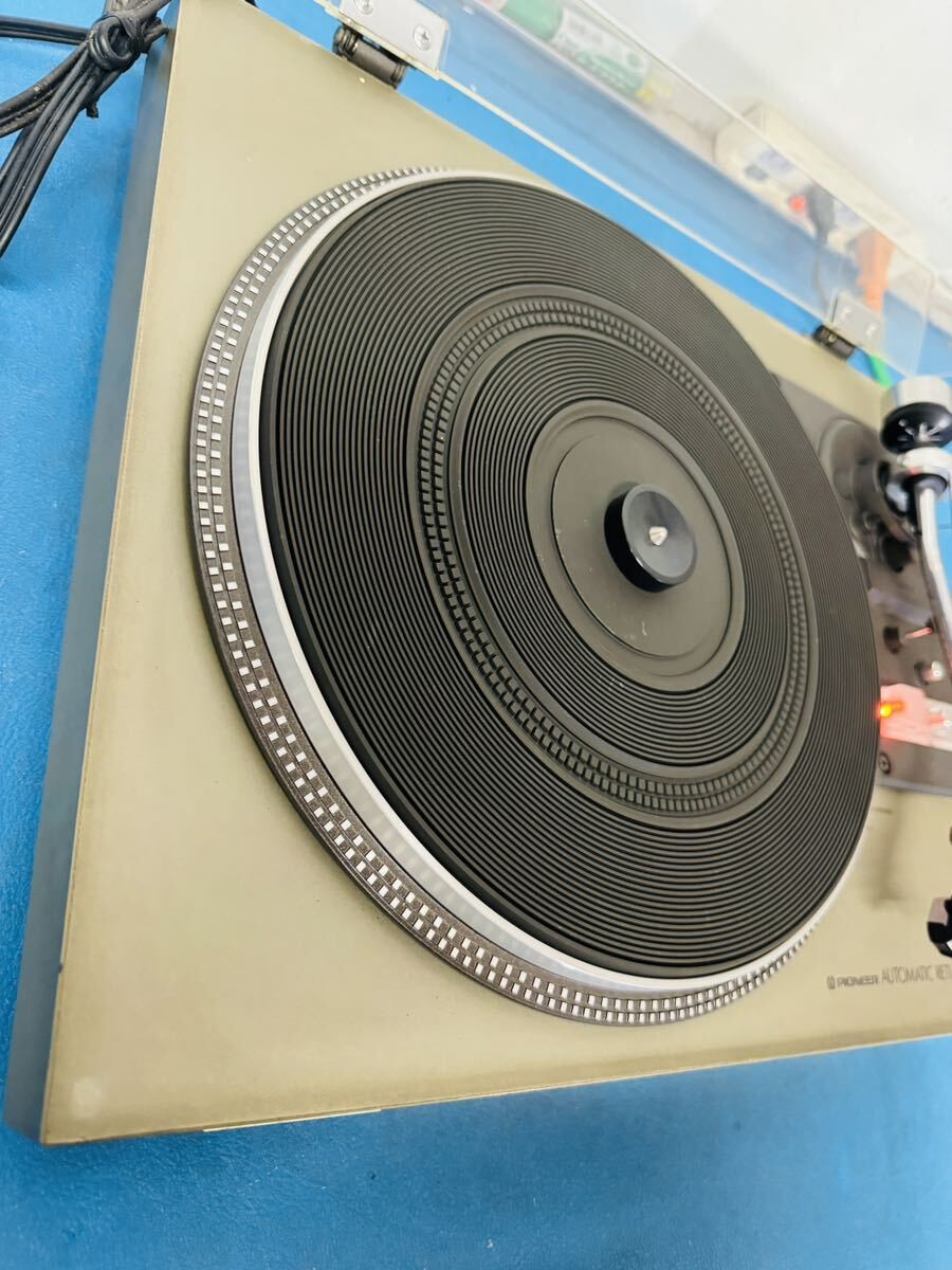 pioneer パイオニア PL-1050B メンテナンス済み PIONEER PL-1050 Belt Drive Turntable Auto Return Tested