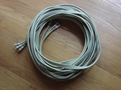 50 Ft Steren Python HD Ultra Shield Video Cable 3 RCA (RGB) M-M
