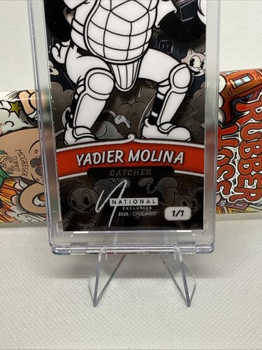 2026 Wild Card Slim Gem Yadier Molina 1/1 Rubber Hose NATIONAL EXCLUSIVE - Picture 6 of 12