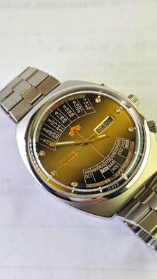 Orient Multi Year Calendar Automatik Tag/Datum Stahl Gold Ref. Y469672-QA