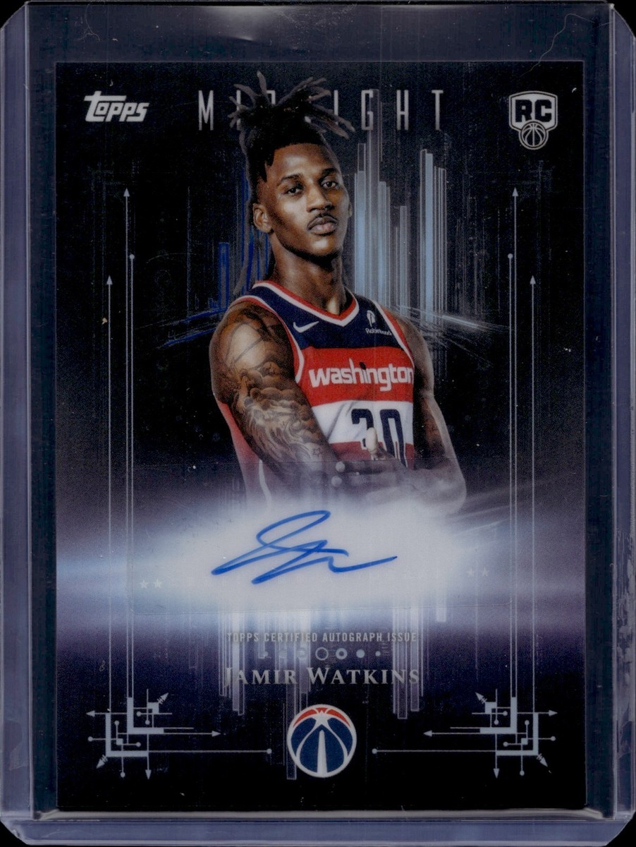 2025-26 Topps Midnight Dark Marks Rookie Autographs Jamir Watkins