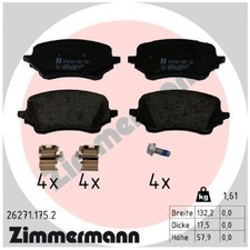 Satz Bremsbeläge Bremsklötze vorne für Ford Puma J2K | 23909926