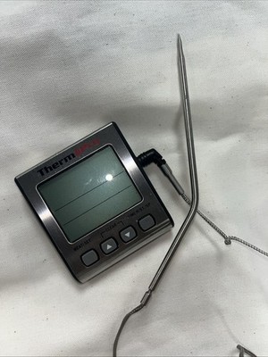 Digital Cooking Meat Thermometer & Clock Timer Food Steak Oven Smoker BBQ Grill