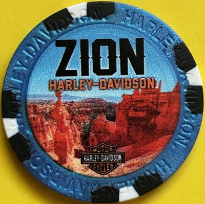 Harley Davidson Wide Print Poker Chip from Zion HD in Washington, Utah