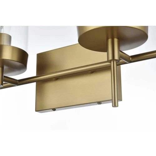 Living District LD7319W32SG Taryin Bathroom Vanity Light Satin Gold - Picture 5 of 8