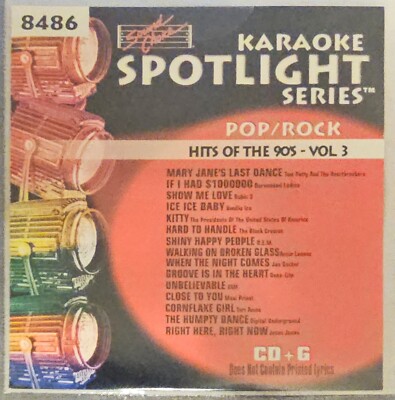 SC8486 90'S HITS  NEW SEALED  SOUND CHOICE KARAOKE LOT 250