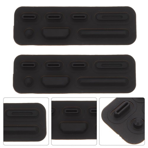 3 Set Dust Plug Appliance Cover Stopper Silicone Laptop Port Plugs - Photo 3 sur 12
