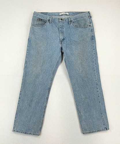 Lee Mens Jeans Blue Size 40x30 Straight 