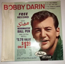 Bobby Darin - his '61 Scripto Pop EP: "If A Man Answers" plus 3 - Excellent!