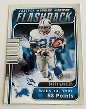 2020 Panini Absolute Fantasy Flashback Barry Sanders Detroit Lions #FF-BS