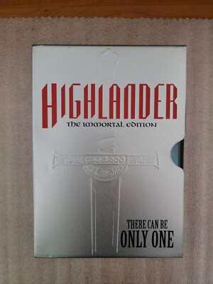 Highlander (DVD, 2002, 2-Disc Set, Immortal Edition Tin Case Bonus Queen CD)