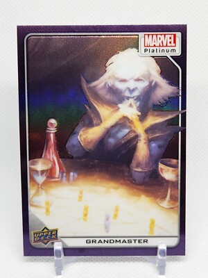Grandmaster 2023 Upper Deck Marvel Platinum Purple Rainbow Parallel #54