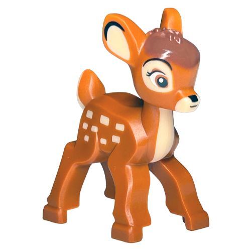 Lego Tier Disney Dunkelorange Hirsch Bambi Minifigur Aus 43230-image