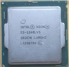 Intel Xeon E3-1240L V5 2.1GHz LGA 1151 SR2CW 25W 4Core Cach Server Processor