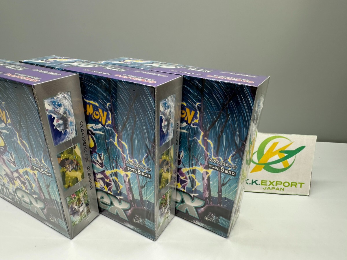 Pokemon CG Violet ex SV1V 3BOX set with shrink wrap Japanese
