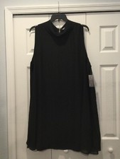 SHARAGANO Black Dressy Dress. Size 24W. Orig. $138.00. NEW.