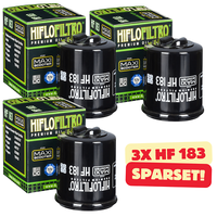 3X HF183 ÖLfilter Hiflo FüR Aprilia / Benelli / Gilera / Italjet / Piaggio