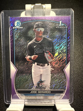 2023 Bowman Chrome- Prospects Purple Shimmer Refractor#BCP-195 Jose Gerardo /250