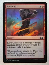 MTG Double Masters 2022 Lava Coil 116 Foil NM/M