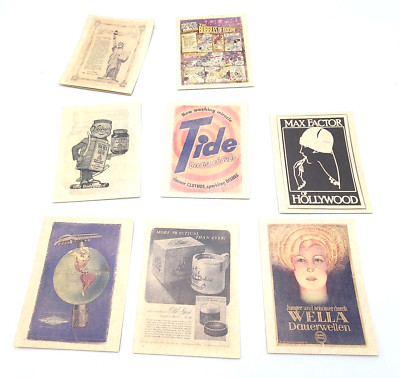 Vintage BLANK NOTE CARDS & ENVELOPES Set 8 Proctor Gamble P&G Advertisements