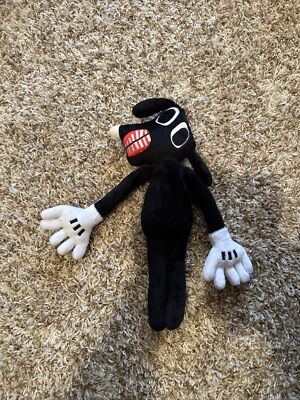 Cartoon Siren Head Horror Plush Black Cat Dog Stuffed Doll Kids