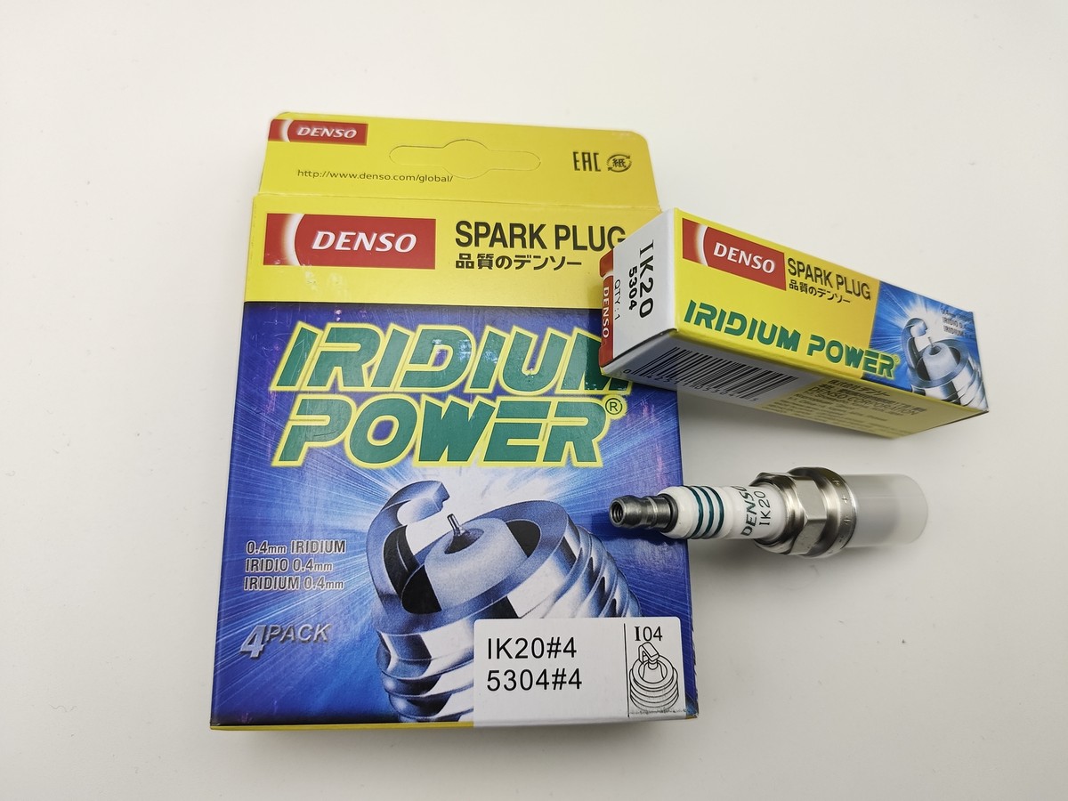 New Set of 4PCS OEM IK20 5304 Infrared Power Spark Plugs fit for