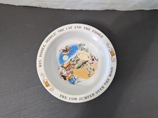 Vintage 1984 Avon Baby's Keepsake Spoon And Bowl Set- Hey Diddle Diddle