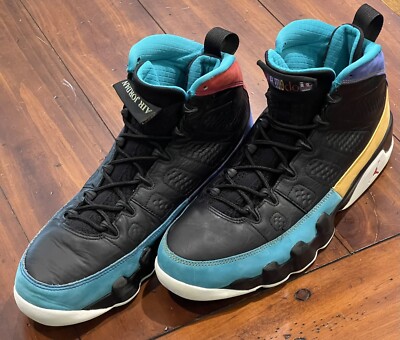 jordan 9s multicolor