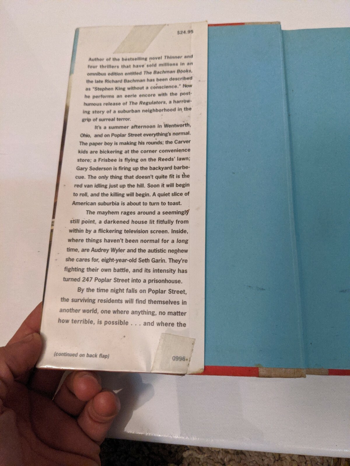 THE REGULATORS STEPHEN KING, Richard Bachman 1ST Edition Printing