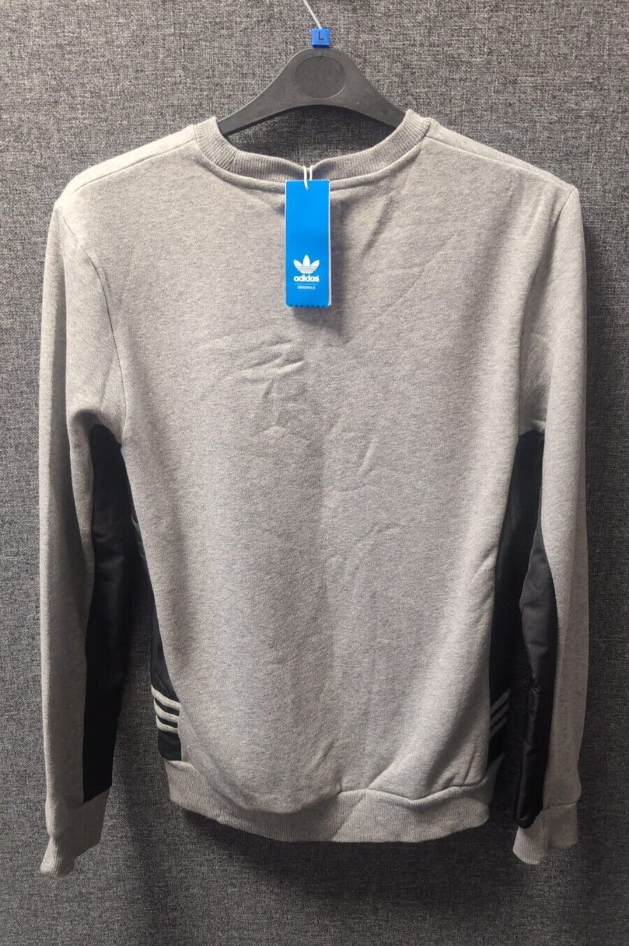 Adidas Team Fabmix Sweater Grey UK S RRP £55 LN051 AA 08 image 3