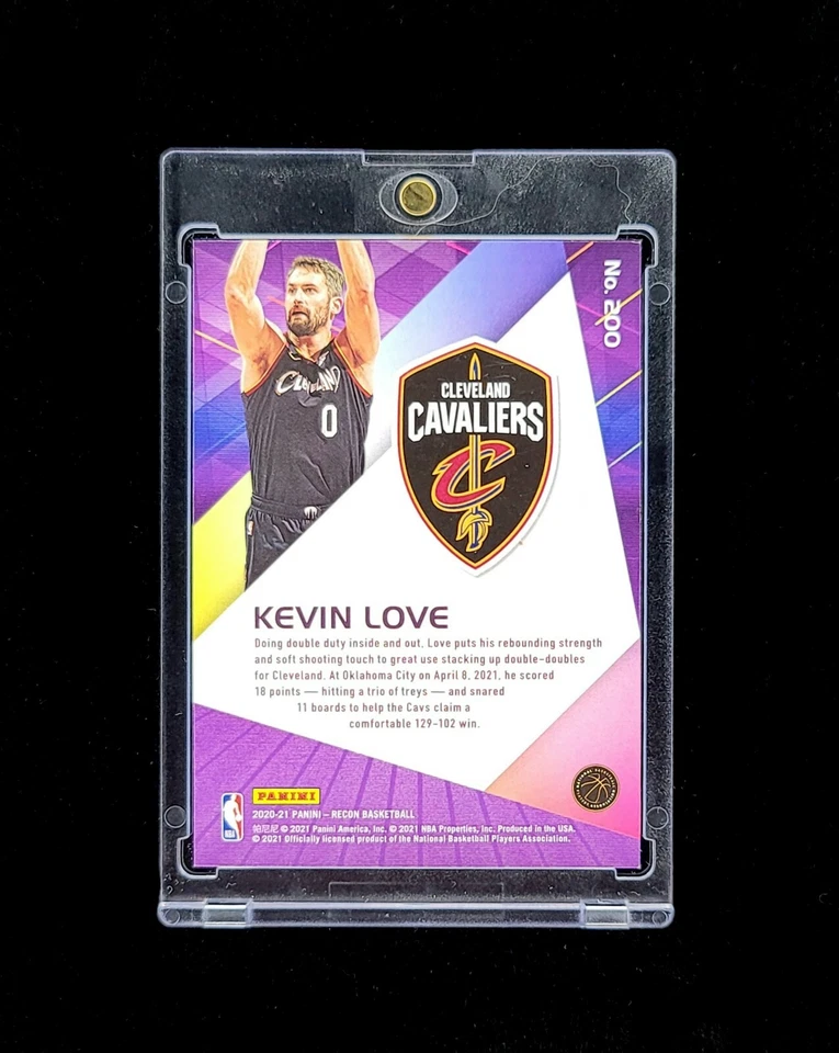 Kevin Love - 2020-21 NBA Panini Recon Basketball - Cleveland Cavilers - #200 👌 - image 2 of 2