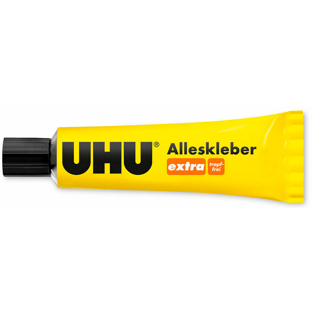 2X Uhu Alleskleber Extra Tube Á 31 G Klebt Papier Pappe Holz Metall Glas U.A.