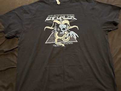 Enforcer From Beyond Shirt XL Skull Fist Striker Cauldron Riot City Traveler