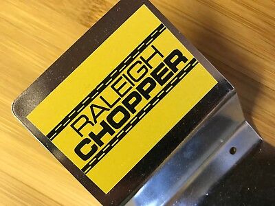 RALEIGH CHOPPER MK 2 SEAT PLATE WATER SLIDE DECAL AS ORIGINALS SHOWBIKE