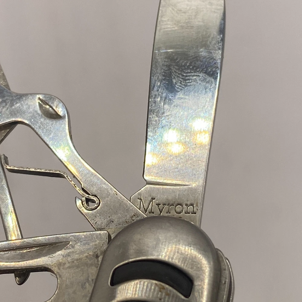 Multi Tool Folding Pocket Knife 2" Blade Bob Marler Automotive Park Hills🔔