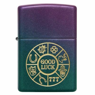 ZIPPO BENZINFEUERZEUG NEU - GOOD LUCK CHANCE - Original, Tempest, Kollektion