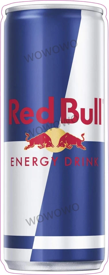 Ice cream van Red Bull can sticker energy drink catering trailer pop cafe decal