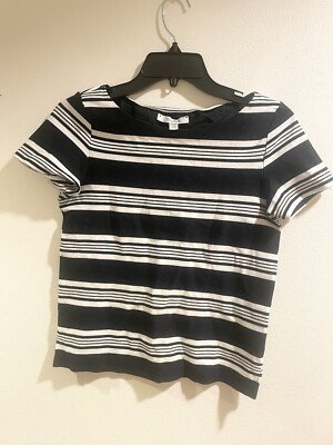 Max Mara Striped Shirt Top Small 