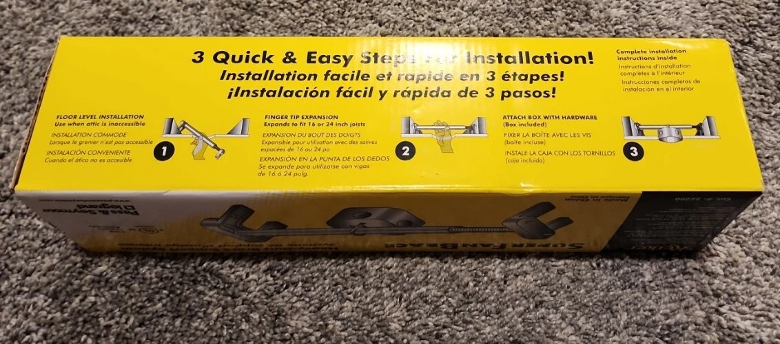 Ceiling Brace And Box Kit Instructions Shelly Lighting