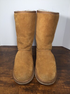 Koolaburra by UGG Brown Tall Boots 1017089 Suede Pull On Women's Size 10  Shoes
