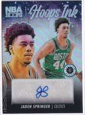 2023-24 Hoops Premium Stock Hoops Ink #13 Jaden Springer
