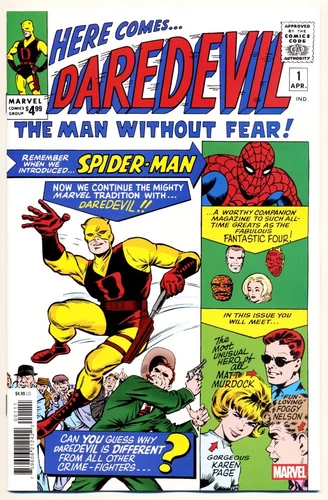 DAREDEVIL #1 NM, Facsimile Edition, Origin/1st. App. of DD! Marvel Comics 2025