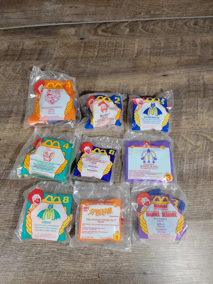 Mixed Lot of 9 McDonalds Happy Meal Pokemon Toys