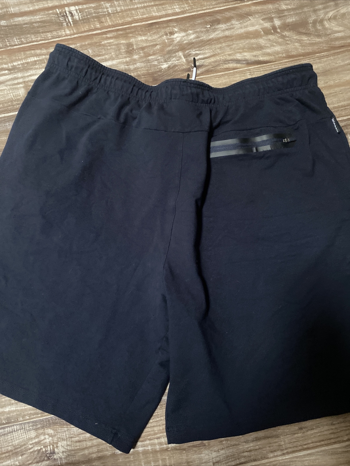 Reebok Men's elastic waist drawstring Navy Blue Zippered Back Pocket 3x